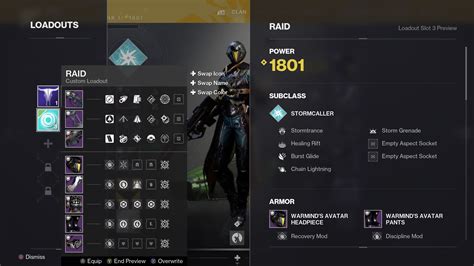destiny 2 loadout slots|Destiny 2 Database, Loadouts & Builds, God Rolls, Collection .